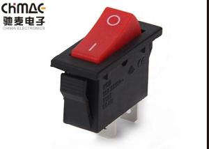 Wholesale 6A / 10A Miniature Colored Rocker Switches KCD2 Selector Red ABS Button from china suppliers