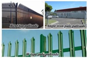 Wholesale Hot Dipped Galvanised Palisade Fencing Q235 W D Pale Post Rail Steel from china suppliers
