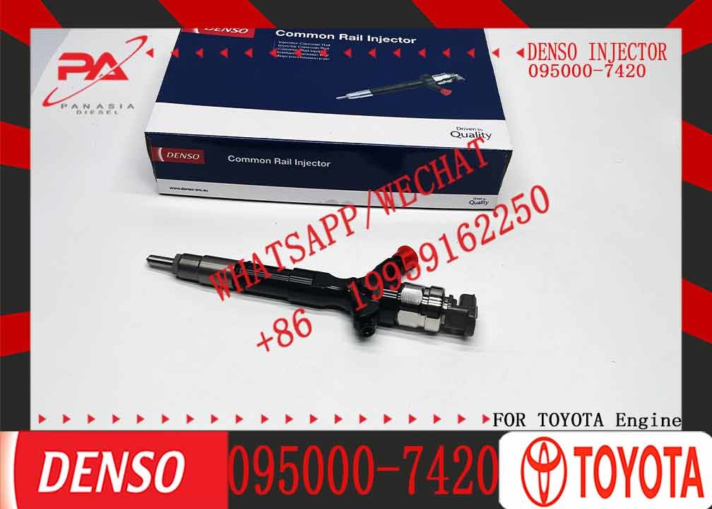 23670-30250 23670-30310 0950007420 Common Rail Diesel Fuel Injector 095000 7420 095000-7420 for Toyota