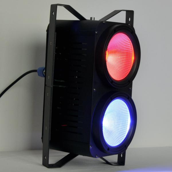Free shipping High quality Guangzhou 2 Eyes 2x100W RGBW Warm White COB DMX LED