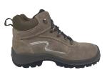 Coated Suede Leather Safety Shoes , Mens Waterproof Work Boots Safety Rating S1P