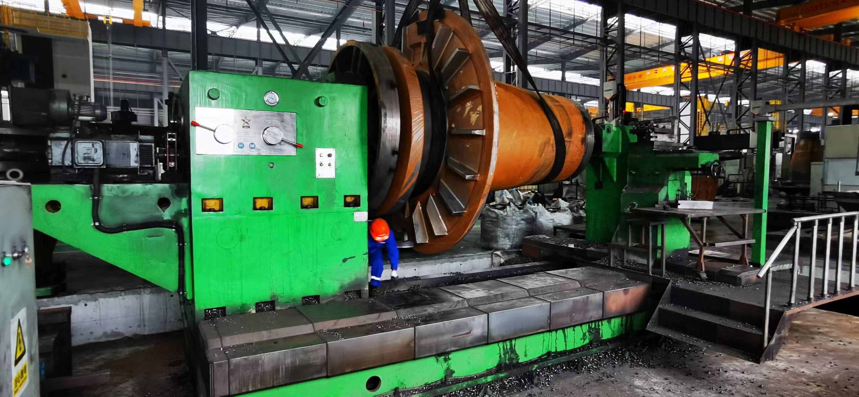 Cathode Roller Turning CNC Lathe Machine Horizontal