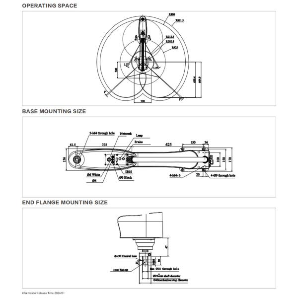 SCARA Robot In Handling Sorting Assembling For 3C Electronics Lithium Batteries Automotive Electronics ESR10-800Z30