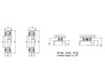 Precision Spindle Bearings: steel balls B7002C.2RSD.T.P4S.UL