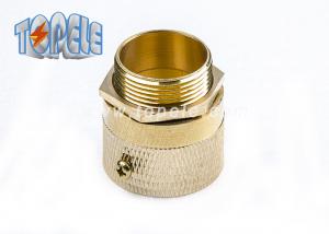Wholesale CNC Machine Flexible Conduit And Fittings Brass Male Conduit Hose Adapter from china suppliers