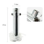 All Brushed Stianless Steel 3 Faucet Draft Beer Tower