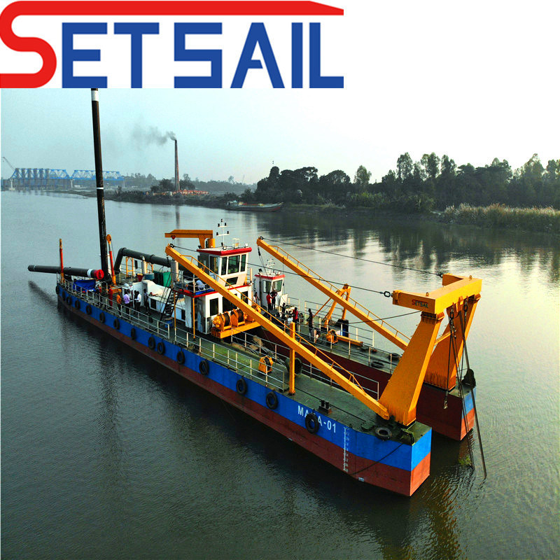 Hydraulic Control Cutter Head Suction Pump Dredger for River Sand