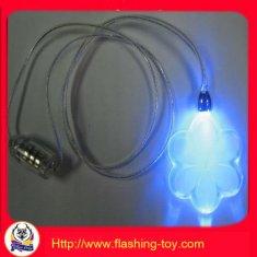 Wholesale PS Flower Pendant AG 3 battery Flashing Led Necklaces for Promotion gift from china suppliers