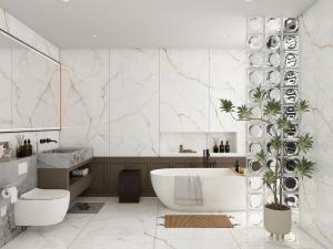 Wholesale Beige Firebrick Interior Floor 900x1800x9mm Porcelain Glazed Polished Tile No Fade Durable Flooring For Kitchen from china suppliers