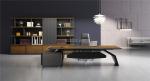 0.6mm MDF Office Bookcase Cabinet With Double Acting Door