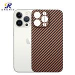 Gold Dirt Resistant Carbon Aramid Fiber Phone Case For IPhone 13 Pro SGS