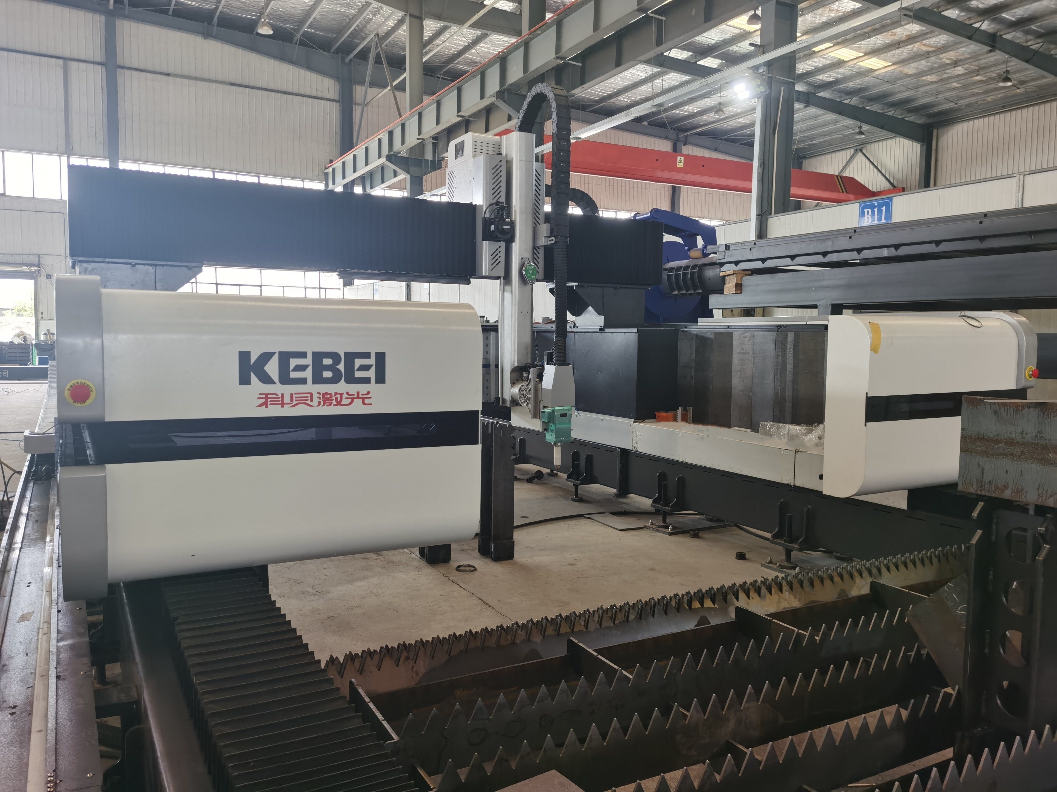 Kebe Gantry-Style H Beam Steel Laser Cutting Machine for Metal Fabrication