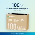 3.2V 100Ah Lithium Battery Energy Storage Cell