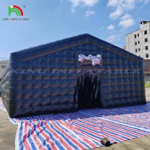 Wholesale Portable Party Tent Inflatable Nightclubs Cube Black Nightclub Events Tent from china suppliers