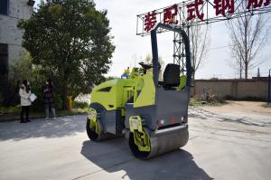 China Ride On Small Fully Hydraulic  Soil Asphalt Compactor Vibratory Roller For Sale on sale