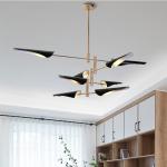 Black / White Colour Kitchen Triple Pendant Light Fixture For Indoor Home