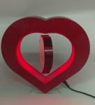 led light red magnetic levitation photo frame display stand ,floating picture