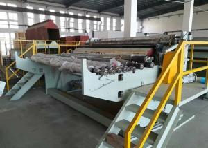 Wholesale Multifunctional Fabric Roll Slitting Machine , Fabric Rewinder 5.5KW from china suppliers