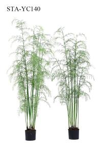 Wholesale Multi Stems Artificial Hanging Fern Plants 360 Degree Viewing UV Resistance from china suppliers