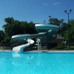 Kids Water Playground Rides Water Fun Swimming Pool Wide Spiral Slide