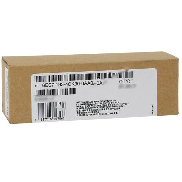 SIMATIC Siemens ET200S PLC 6ES7193-4CK30-0AA0 TM-P30C44-A0 Terminal Block