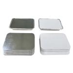 Aluminum Rectangle Takeaway Foil Food Containers for Disposable Baking Pan Trays