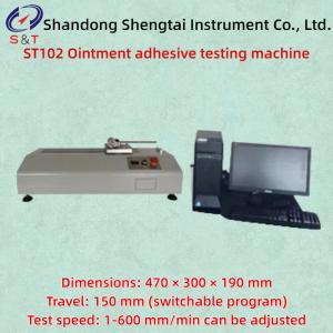 Wholesale Travel 150mm Ointment Adhesive Testing Machine Load Range 0-5000mN Speed 1-600mm/Min from china suppliers