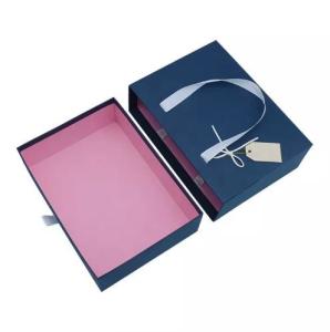 Wholesale Custom Drawer Gift Box Cardboard Packaging , Luxury Gift Boxes With Handle from china suppliers