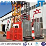 Katop SC200/200 300m height construction lifter for Korea