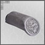 Asian Style Japanese Roof Tiles Traditional Matte Grey Eaves