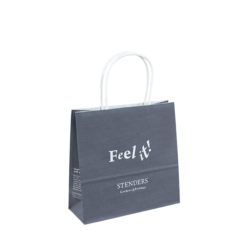Brown/White/Customized Twist Handle Paper Bag 10kg For Shopping Gift Retail