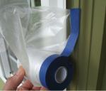 43.3 inch roll Plastic Pre-taped Masking Film, Drop cloth, masker roll for Car