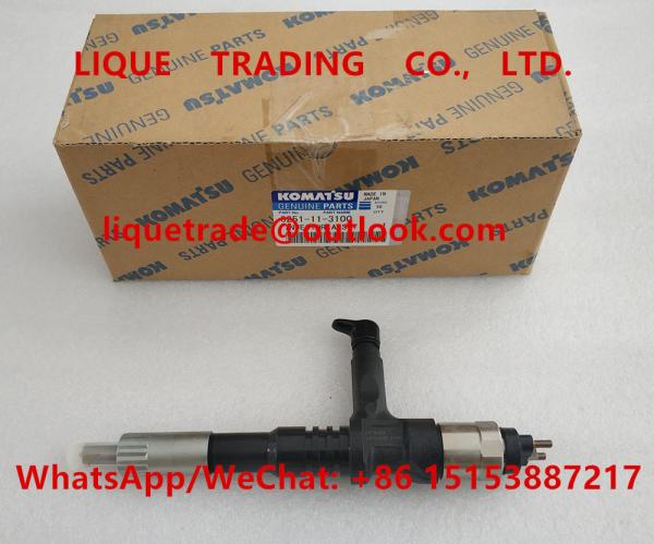 DENSO common rail injector 095000-6070 , 6251-11-3100 , 6251113100 for KOMATSU