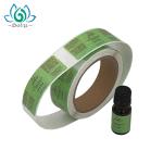 3 x 7.5cm Amber Bottle CMYK Color vinyl Label Roll