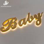brand new metal acrylic backlit letters logo led bar sign shop sign