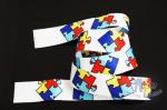 Printed Subliamted Personalized Custom Award Ribbons , Pink Sports Awards