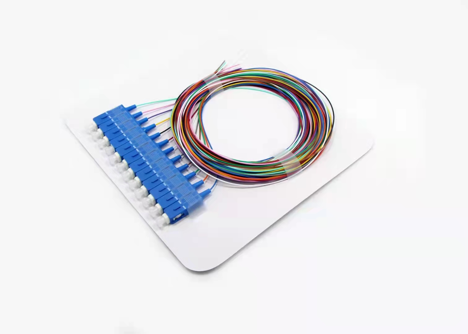SC/UPC SM LSZH 12 Fiber Optic Pigtail Waterproof Cable Single Mode Fiber Pigtails