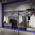 1100*550 Tempered Glass Clothing Store Counter Display With 6500K Light OEM