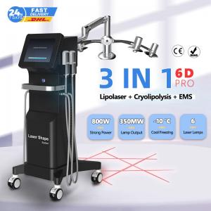 China Lipolaser Cryotherapy Fat Freezing Machine 6D Cryolipolysis EMS Weight Loss on sale