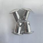 7/16" *.600 Dzus Button Silver Aluminum Sprint Car Fasteners modified parts for