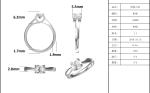 9K with Silver Ring Square White Moissanite Diamond Minimalist Wedding Jewelry