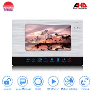 Wholesale High resolution 1024*600 video door phone / door bell / intercom for villas, support 2 to 6 system from china suppliers