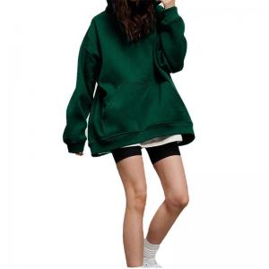 China Women's Casual Hoodie Terry Fabric and Breathable for Autumn/Winter Plus Fleece on sale