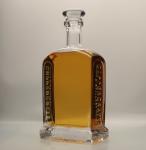 Copper Craft Whiskey Bourbon Glass Bottle Widow Frosting Extra White