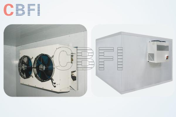Walk In Cold Storage Blast Chiller Freezer With Color Steel , Stainless Steel