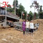 keda gold and diamond mining equipment gemstone mobile gold trommel wash plant