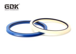 Wholesale GDK Yellow Blue Colour PU NY Material Hydraulic Buffer Seal HBY Rubber Hydraulic Seals Ring For Excavator Spare Parts from china suppliers