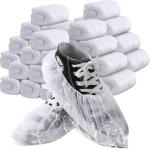 Waterproof Slip Resistant Durable CPE Plastic Disposable Shoe Boot Cover for