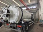 Vacuum Pump Sewage Suction Truck Septic Tank Cleaning 16CBM LHD 290HP