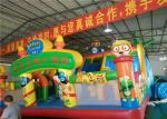 Interactive Inflatable Play Place , Inflatable Kids Playground Water Spray